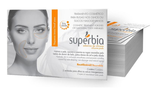 03 Adesivo De Silicone Rugas Olhos E Bigode Chinês Supérbia