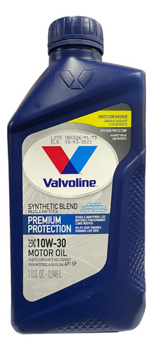 Aceite Valvoline | 10w30 Semi Sintetico