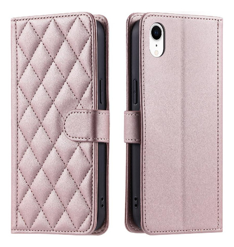 Funda De Teléfono Para iPhone XR Flip Folio Tarjeta