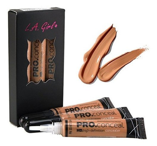 Corrector Hd La Girl (toffee) (pack 3)