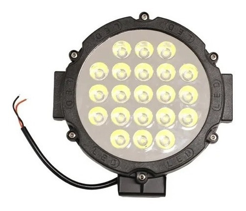 Faro Proyector 51 W Redondo 17 Led Agro Vehículo 4x4