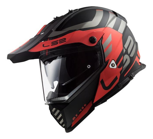 Casco Ls2 436 Pioneer Evo Adventure Mx Off Road - Trapote 