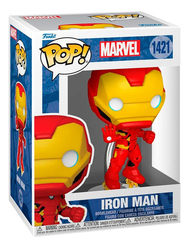 Figura Iron Man Marvel Pop! 1421 Funko