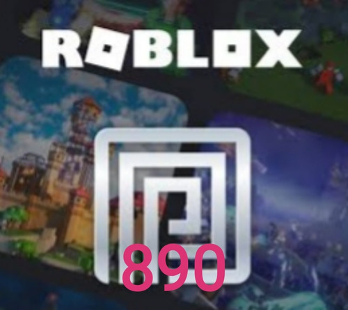 890 Robux P Roblox Mercado Libre - los juegos de roblox que te dan robux