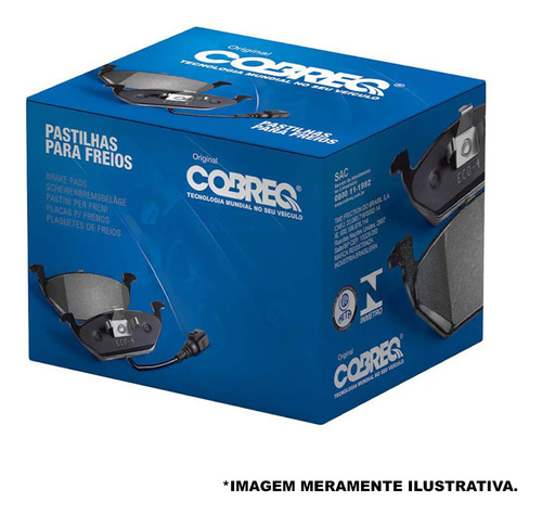 Pastilhas De Freio Tras Cruze Equinox Cobreq N2033