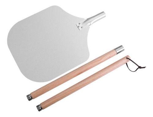 Mango De Madera De Cáscara De Pizza De 12 97.2 Cm Con Caja