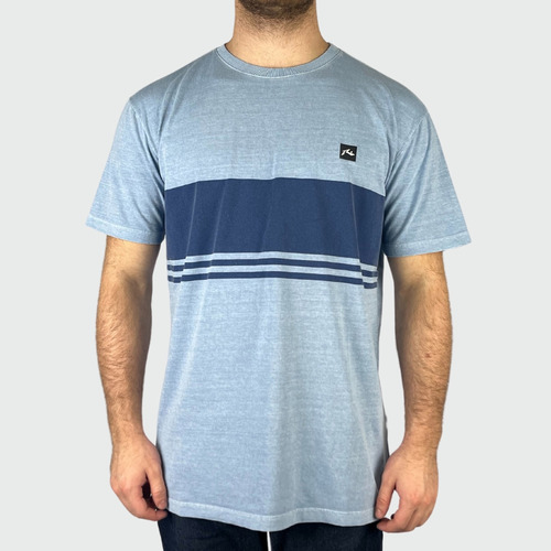 Camiseta Rusty Especial Stripe Azul