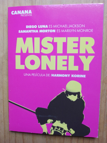 Dvd Mister Lonely, Diego Luna Es Michael Jackson