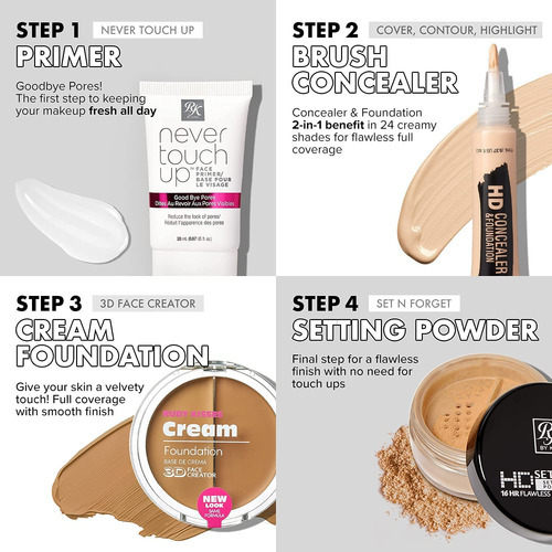 Ruby Kisses 3d Face Creator - Base De Maquillaje En Crema Y