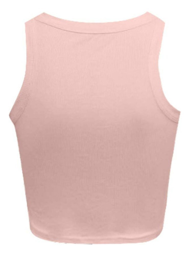/ Blusa Feminina Com Decote Ombre E Blusa Sem Mangas