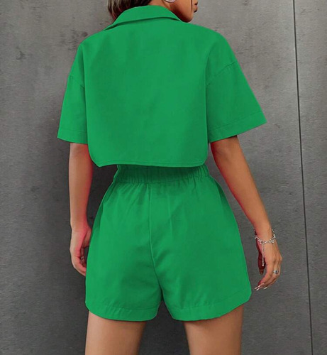 Ff Conjunto De Camisa De Manga Corta Y Pantalones Cortos De
