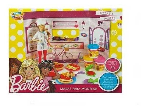 Barbie Masa Para Modelar Pizzas Y Pastas Chikimasa Art 602
