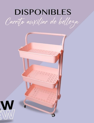 Carrito Auxiliar De Belleza (nuevo) Viene Para Armar Fácil.