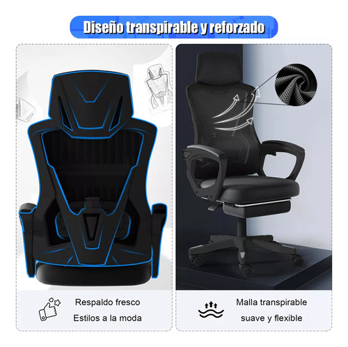 Mesa Y Silla Ergonómicas Ajustables De Malla Transpirable