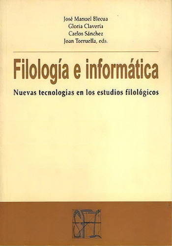 Filologãâa E Informãâ¡tica, De Varios Autores. Editorial Milenio Publicaciones S.l., Tapa Blanda En Español