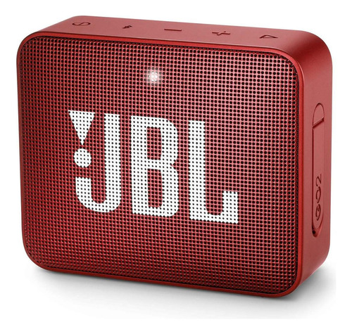 Parlante JBL Go 2 JBLGO2REDAM portátil con bluetooth waterproof coral orange 3.7V 