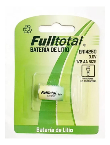 Blister Batería Litio 1/2aa 14250 Er14250 3.6v Full Total