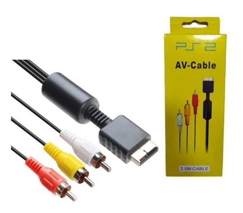 Cable Av Video Audio Stereo Playstation Ps2/ Ps3