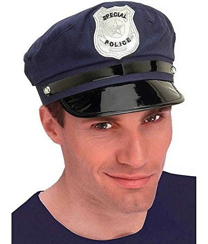 Paño De Policía Especial Foro Novedades Sombrero Negro / Gri