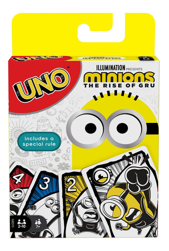 Juego De Mesa Minions The Rise Of Gru Uno Mattel