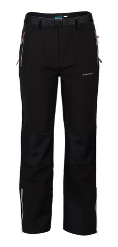 Pantalon Térmico Softshell Siberia Hombre Negro