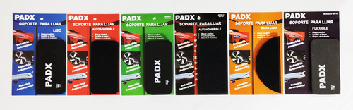 Kit-16 Juego De 10 Garlopas Y 6 Soportes Para Lijar Padx 40