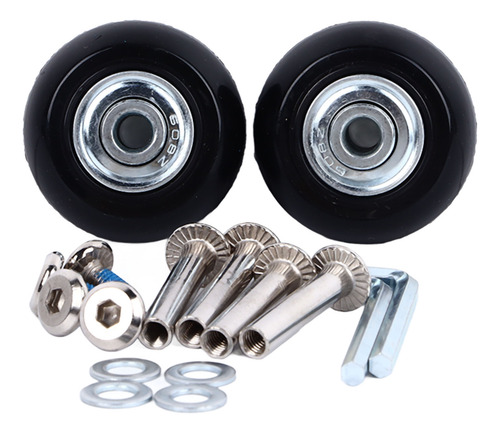 Ruedas De Equipaje Suitcase Caster, 2 Piezas, Flexibles, Gir