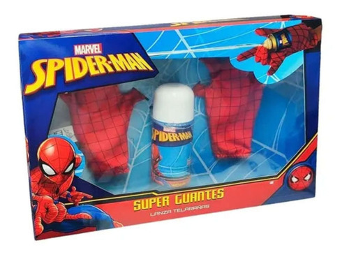 Kit Guantes Con Aerosol De Espuma Spiderman