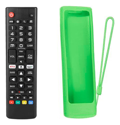 Control Remoto Compatible Para Tv LG + Funda Verde 