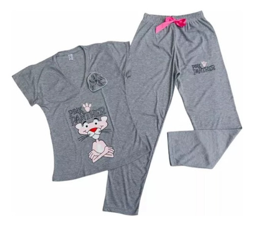 Pijamas Para Mujer Pantalón Largo Pijama Pantera Rosa