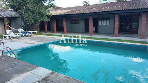 Imagem 1 de 22 de Casa Térrea , 150mts Praia Pernambuco, 6 Dorms., Lazer - V2773