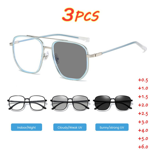 Gafas Graduadas Fotosensibles Para Exteriores, Unisex, Antid