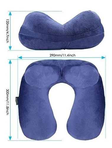 Almohada De Viaje, Urophylla Suave Terciopelo Inflables Viaj
