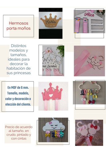 Imagen 9 de 10 de Porta Moños, Vinchas, Lazos Diademas, Decoración, Regalo