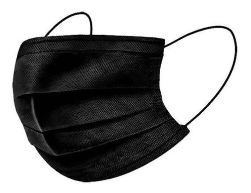 Cubrebocas Negro Comodo