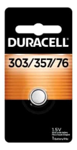 Batería De Botón De Óxido De Plata Duracell 303/357/76, Paqu