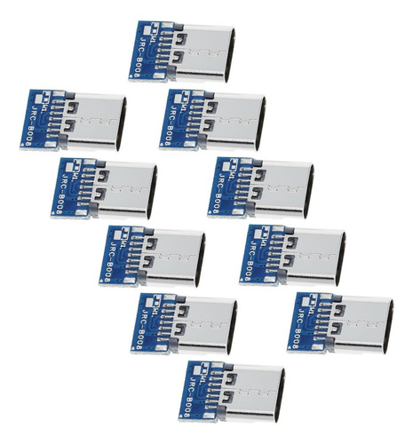 Conector Usb 3.1 Tipo C Macho/hembra De 12/24 Pines