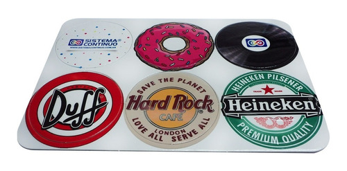 Posavasos Para Sublimar Circular De 9 Cm. De Carton X 600u