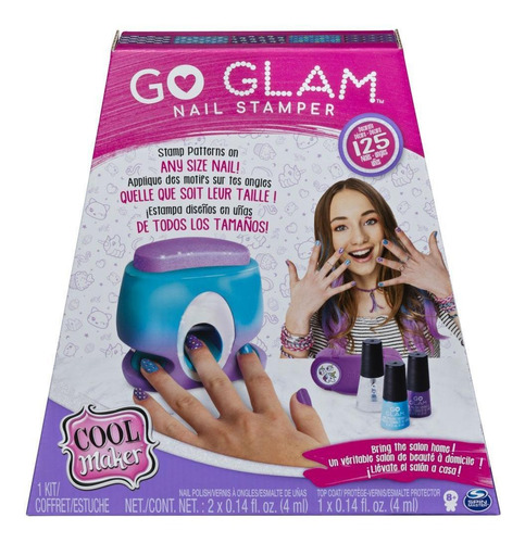 Imagem 7 de 10 de Conjunto Para Pintura De Unhas Go Glam Printer Value