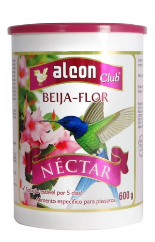 Kit 5  Ração Alcon Club Beija Flor Néctar 600g 