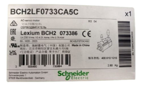 Servo Motor Bch2 Flange 80mm 750w Bch2lf0733ca5c