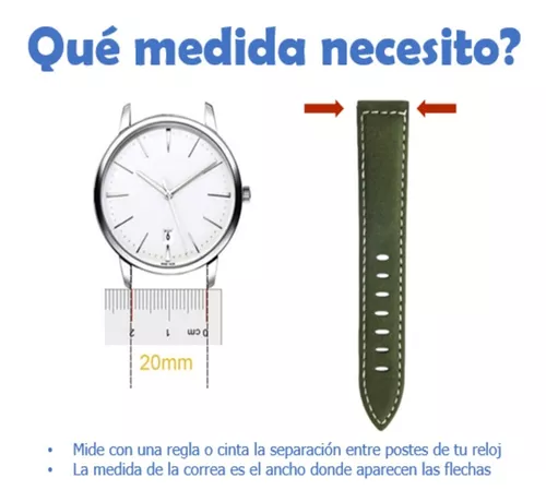 Correa Reloj Cuero Pu Piel Nubuck 18mm 20mm 22mm 6 Colores