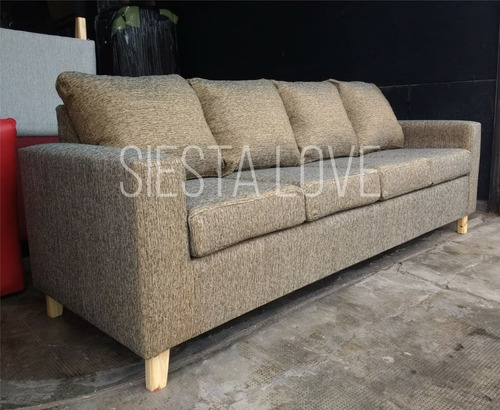 Juego Sillon 3c + Camastro + 2 Puff + Chenille Antidesgarro