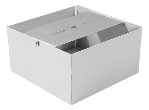 Aplique Plafon Box Spot Cardanico 1 Luz Led Ar111 + Zocalo Estructura Blanco