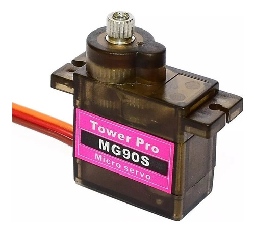 Tecneu 2 Piezas Servomotor Mg90s Engranes Metálicos 2.2kg Arduino Alto Torque