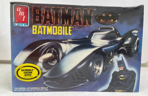 Batman Batmobile Amt Ertl 1/25 Model Kit 1989 Batimovil