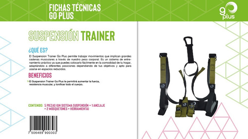 Imagen 2 de 2 de Suspension Trainer Go Plus