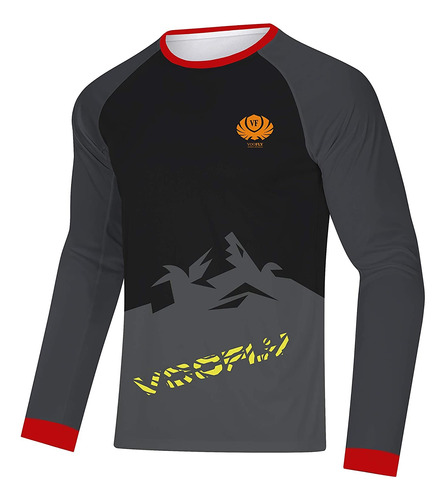 Cómoda Camiseta Deportiva Estampada Para Hombre Upf50+ Uv To