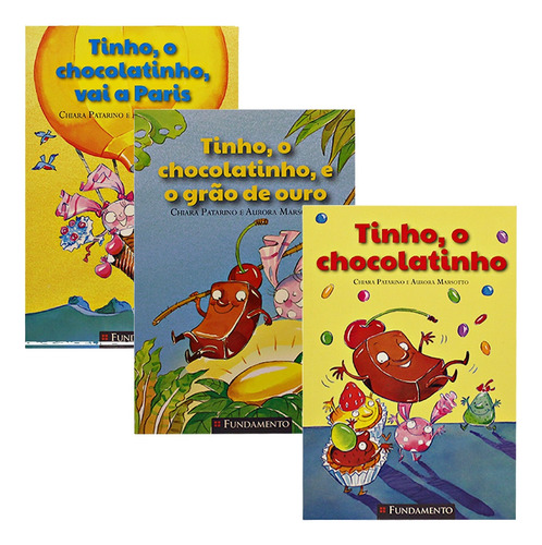 Coleção Tinho, Chocolatinho - 3 Livros - Fundamento, De Aurora Marsotto., Vol. 3. Editorial Fundamento, Capa Mole Em Português
