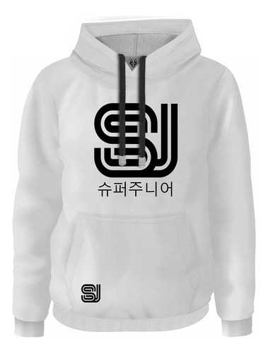 Hoodie Buzo Buso Saco K-pop Super Junior Logo